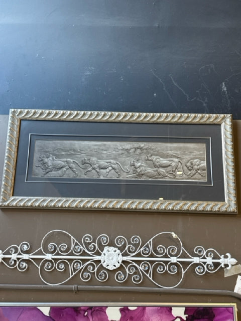 Antique Gold Framed John Hope Pride of Africa Wall Art