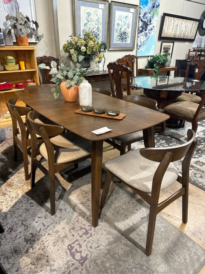 MS I-1364/1365 7 Piece Dining Table & 6 Chairs [NEW]
