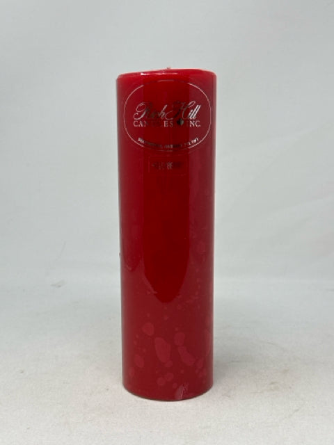 Red Holly Berry Pillar Candle