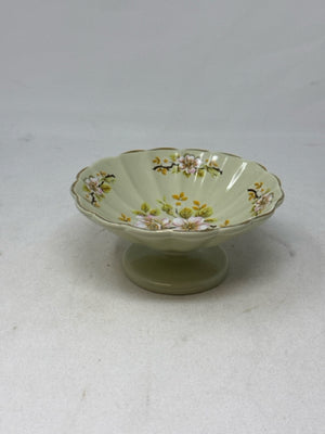 Sadler England Apple Blossom Footed Dish