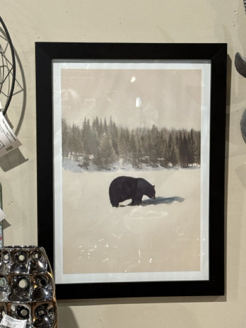 Ikea Black Framed Bear Poster [MHF]