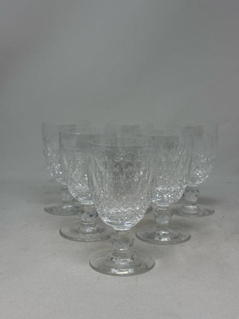 5" Waterford Crystal "Colleen" Pattern Appertif Glasses Set of 6