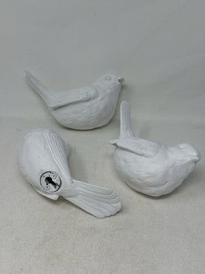 Set of 3 White Birds Wall Decor [MHF]