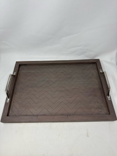 Taupe Wooden Tray [MHF]