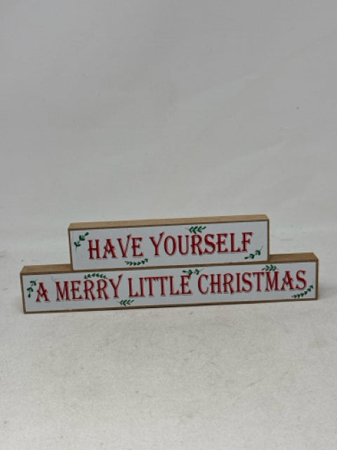 Wooden Merry Christmas Sign