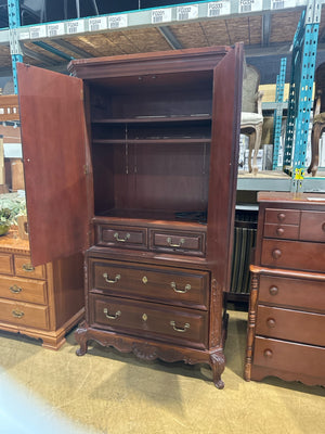 Hooker 4 Drawer 2 Door Armoire