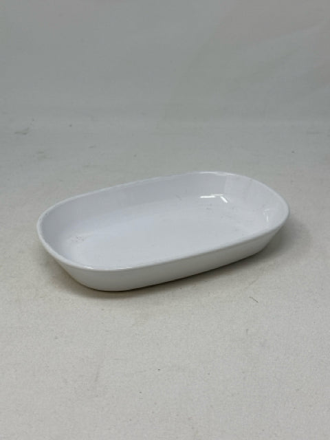 Small White Oval Corningware Dish