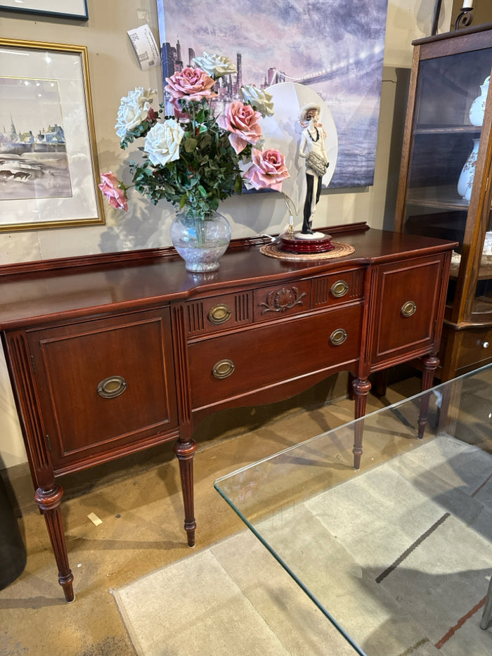 Antique 2 Drawer 2 Door  Sideboard
