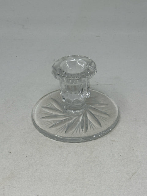 Pinwheel Crystal Candle Holder