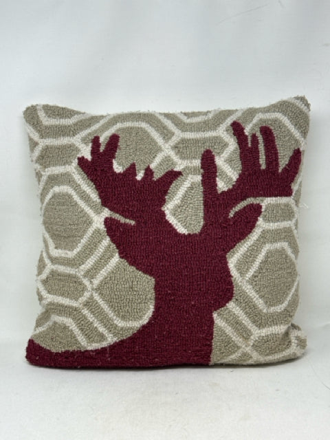 Decorative Reindeer Pillow