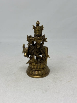 Brass Krishna Statue