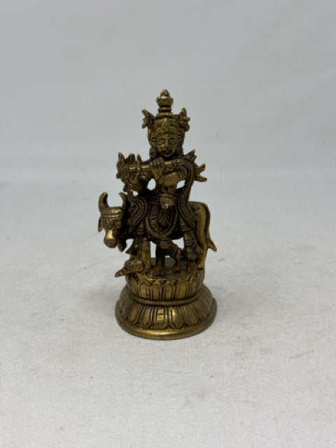 Brass Krishna Statue