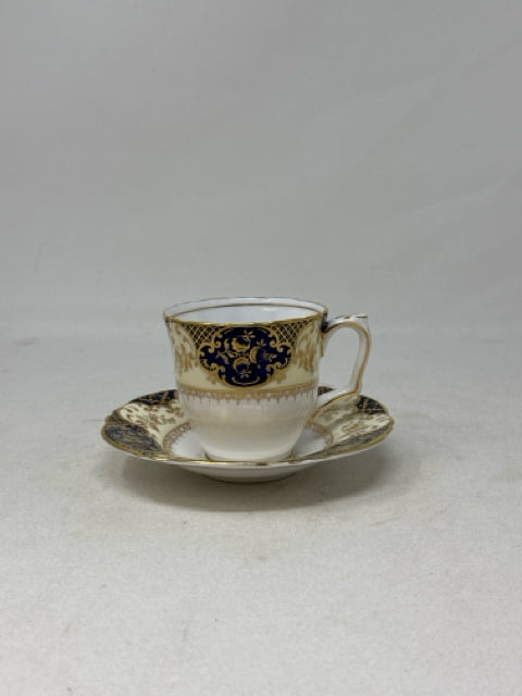 Crown Staffordshire Demitasse Cup & Saucer