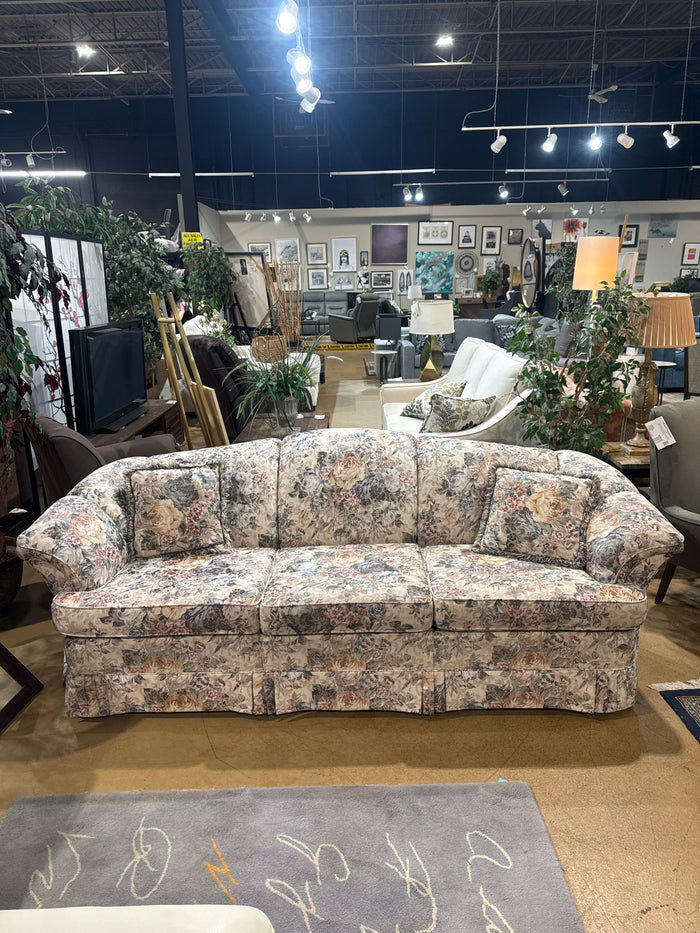 Floral Fabric Sofa