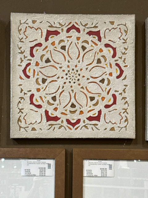 Renwil Square Decorative Resin Wall Tile [MHF]