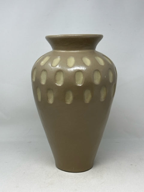 Large Decorative Taupe Terracotta Vase