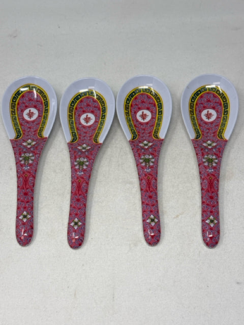 Set of 4 Large Melamine Spoons