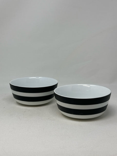 Pair of CB2 Ring Soup Bowls [MHF]