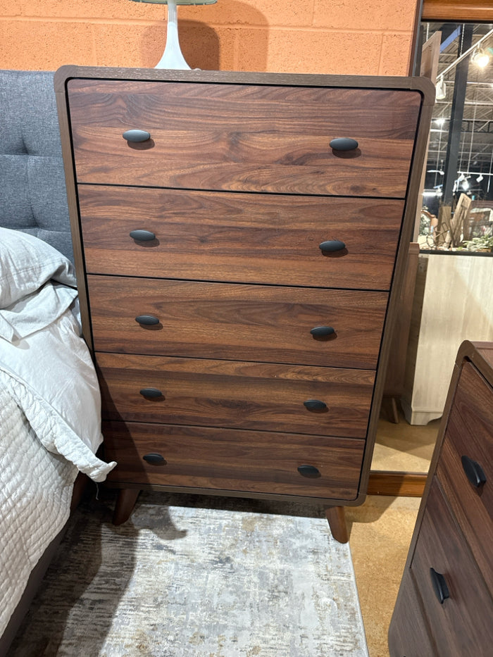 MS I 5234 5 DRAWER CHEST / WALNUT FINISH [NEW]