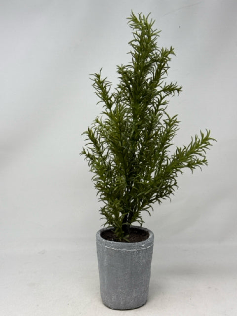 Artificial Greenery in Grey Pot [MHF]
