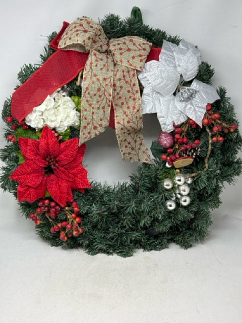 Decorative Battery Light Operated Holiday Wreath