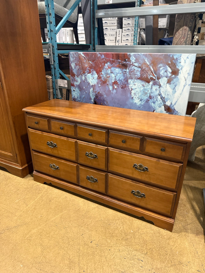 Barronett 9 Drawer Maple Dresser