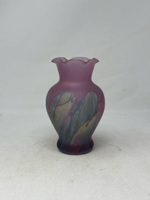 Vintage Reuven Glass Vase Nouveau Art Glass