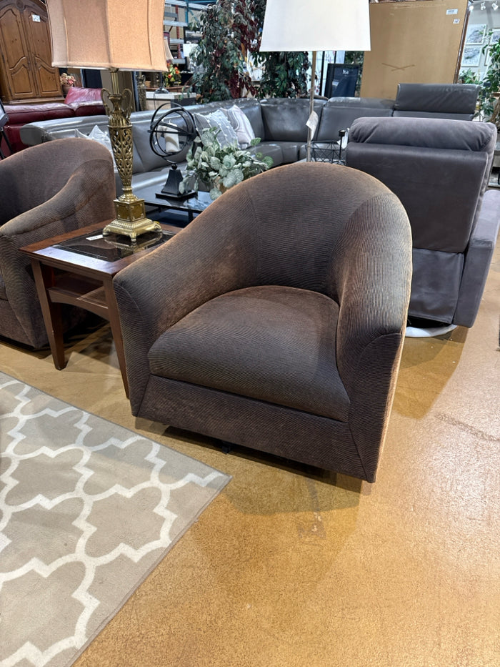 Fabric Swivel Tub Chair