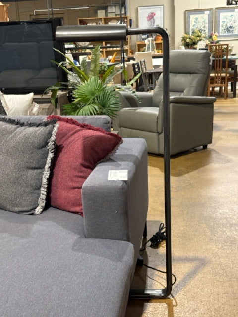 Grey Metal Task Reading Floor Lamp [MHF]