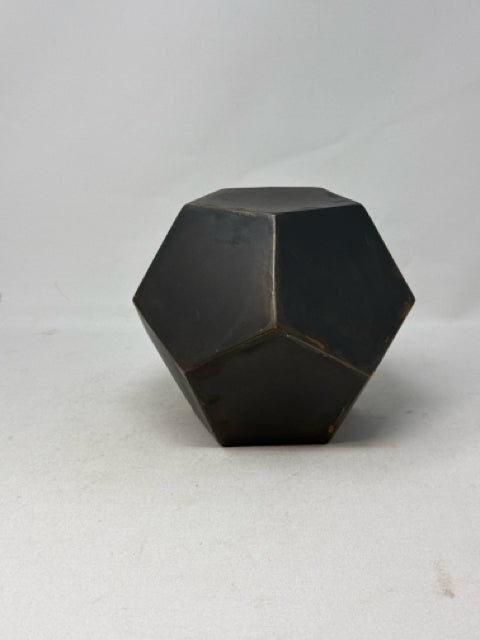 Grey Metal Octagonal Table Decor [MHF]