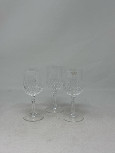 Set of 3 Cristal D'Arque Appertif Glasses