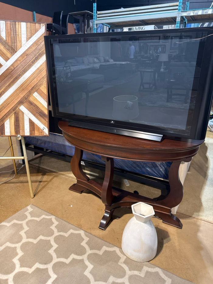 Solid Cherry Half Moon Console Table