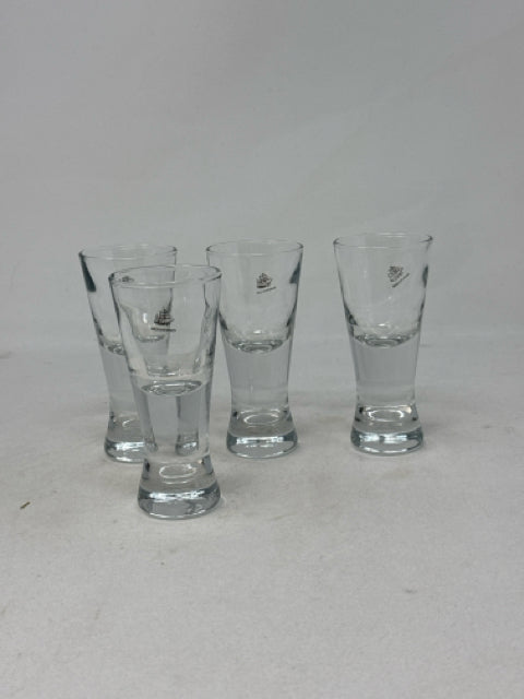 Set of 4 Bowring Shot Glasses