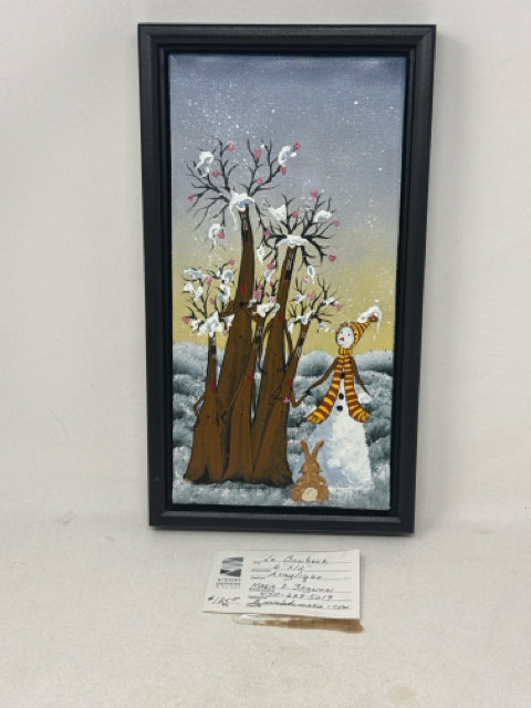 Acrylic Painting by Marie D. Gagnon "Le Bonheur"