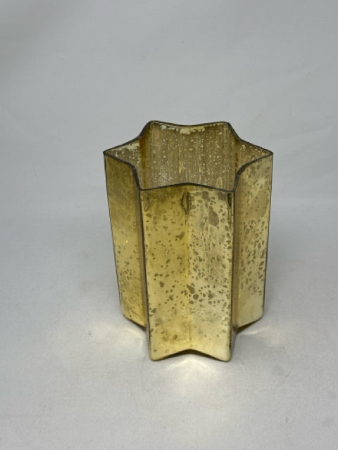 Gold Star Tealight Holder  [MHF]