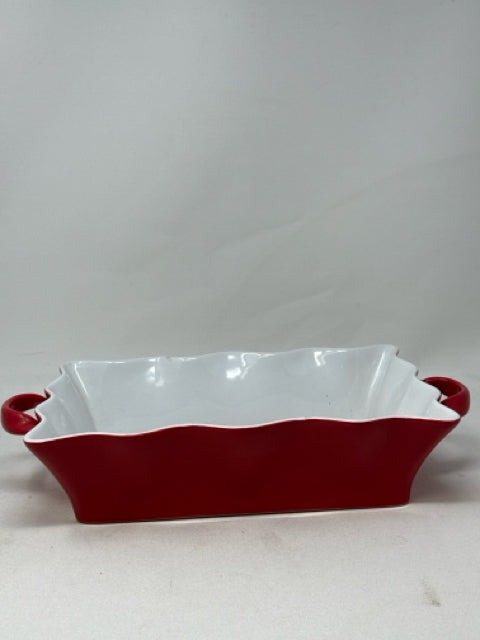 Red Ovenware Dish