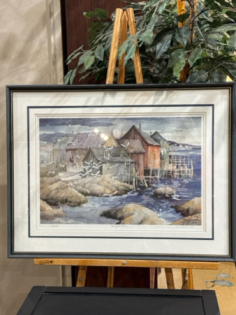 S&N Watercolour Painting "Awaiting the Return" by Murray Smith