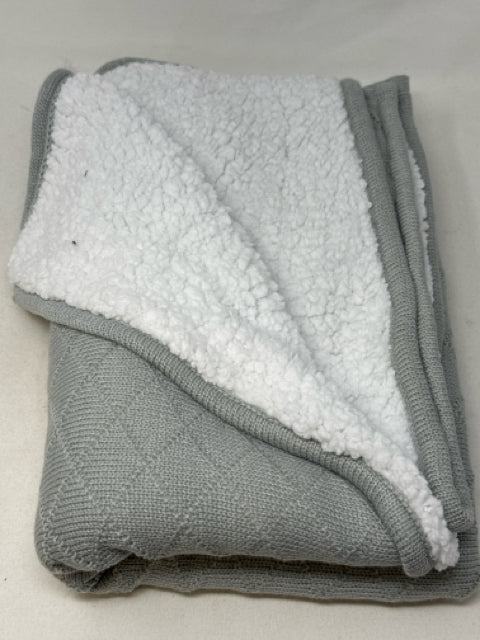 Bouclair Grey Baby Blanket [MHF]