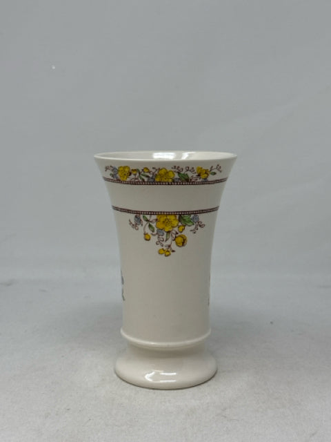 5.5" Small Spode Imperial Stone China "Buttercup" Pattern Vase