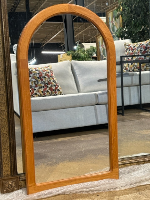 Pedersen & Hansen Danish Teak Arched Wall Mirror