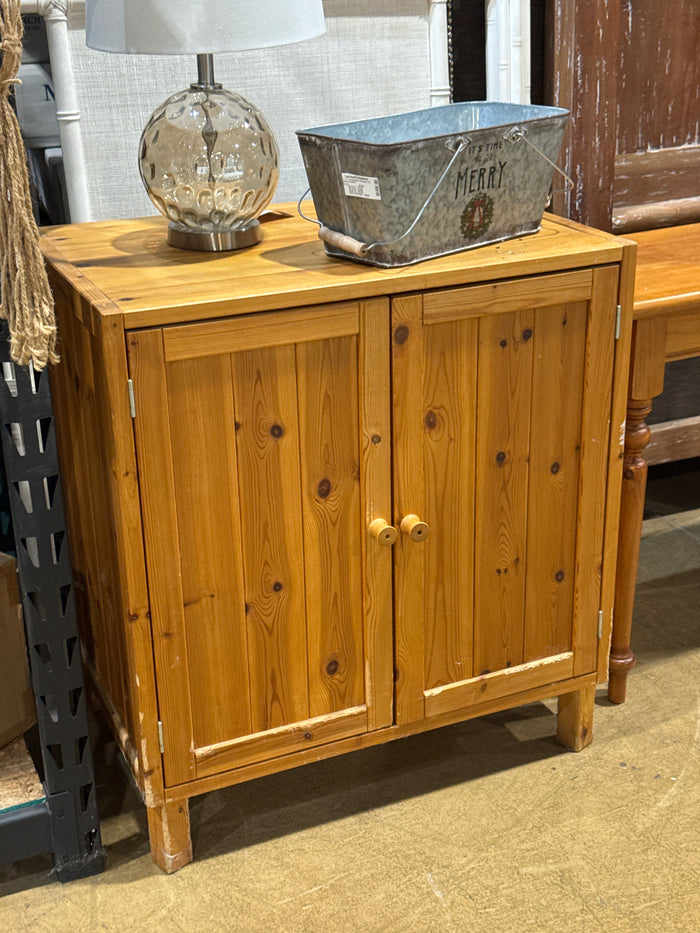 2 Door Wood Cabinet (Damaged)