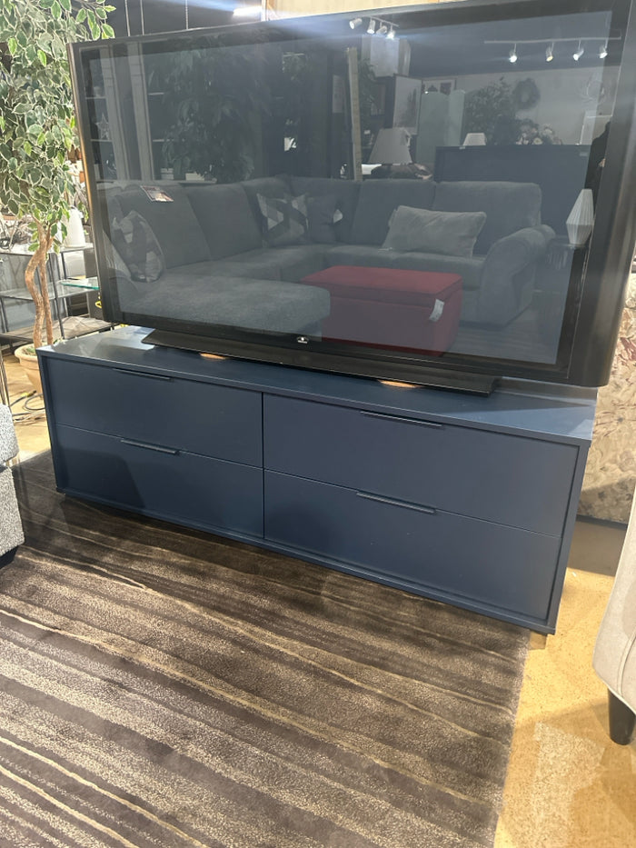 Blue 4 Drawer Cabinet