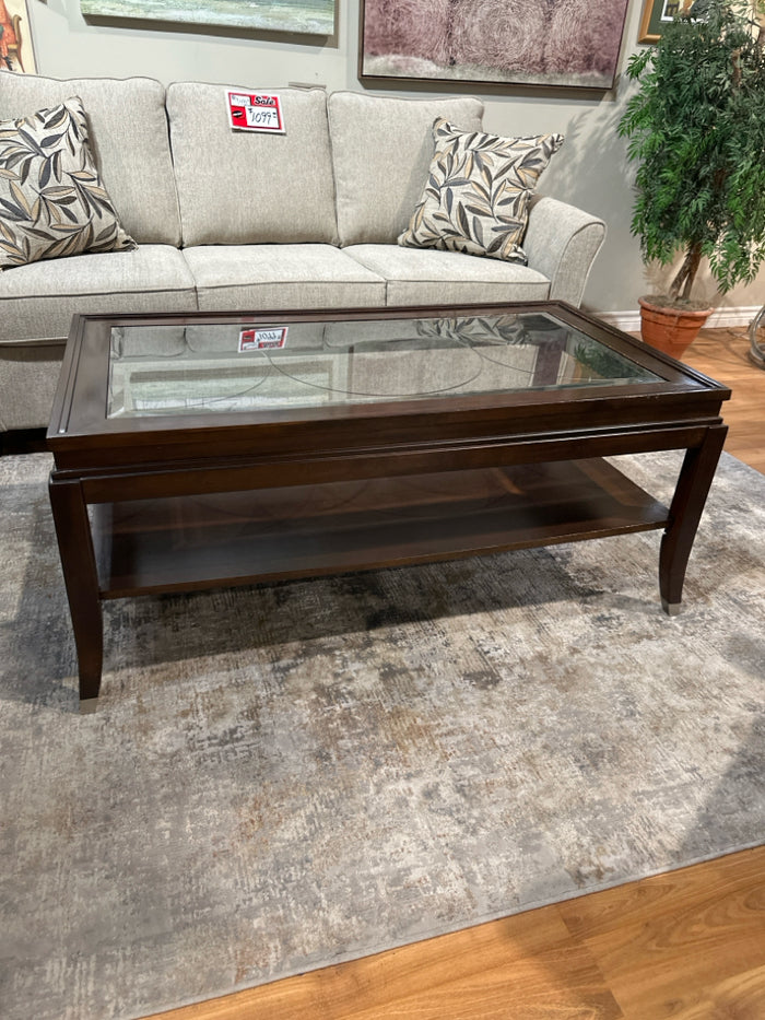 Wood & Glass Coffee Table