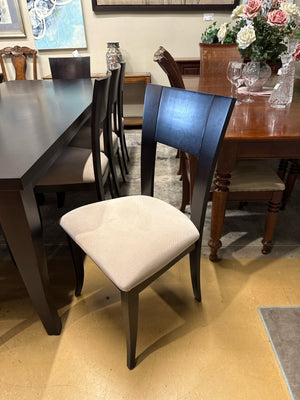 Bdm Solid Wood 11 Piece Table & 10 Chairs