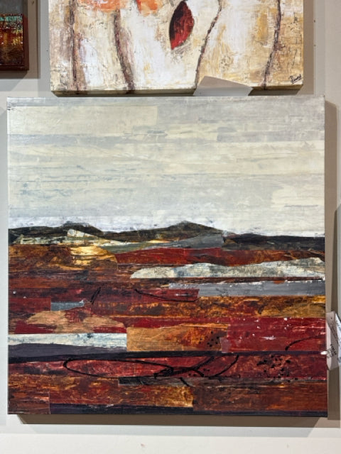 Square Mercana Linear Progression 6 Canvas Wall Art