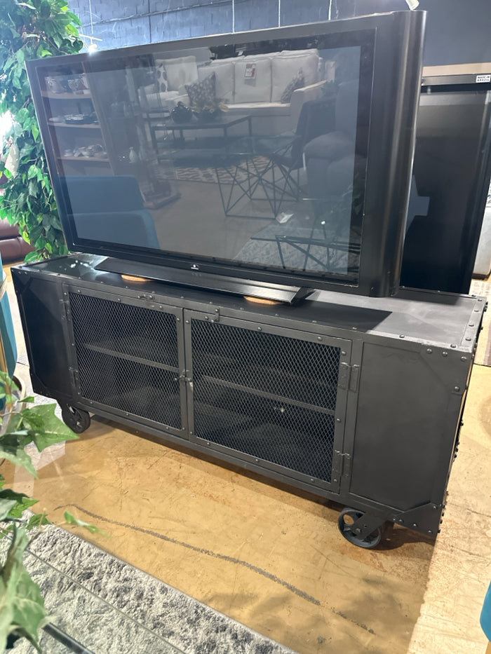 Industrial 2 Door Metal T.V. Units