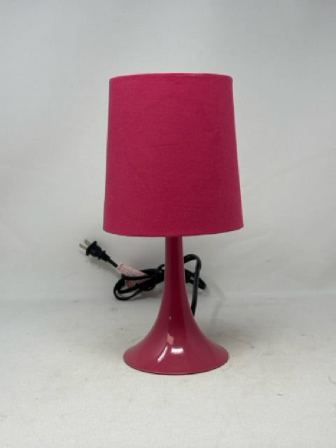 Pink Plastic Accent Lamp