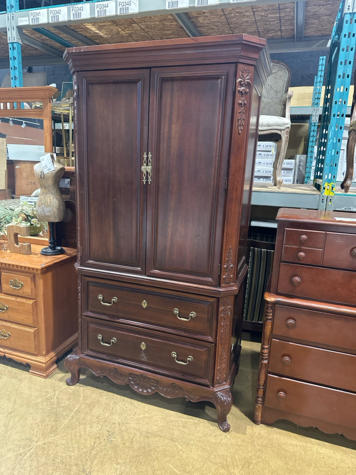 Hooker 4 Drawer 2 Door Armoire