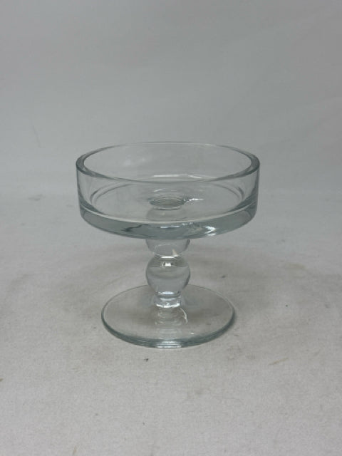 Glass Pillar Candle Holder