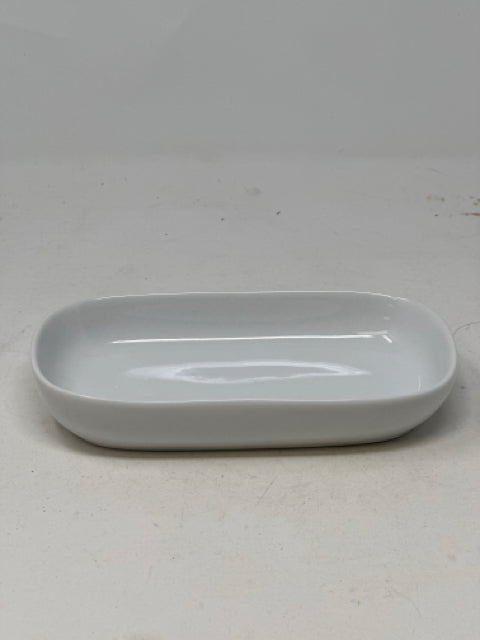 Rectangular White Ceramic Dish